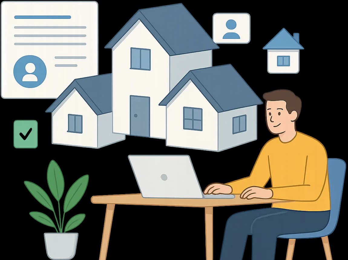 Illustration of property management